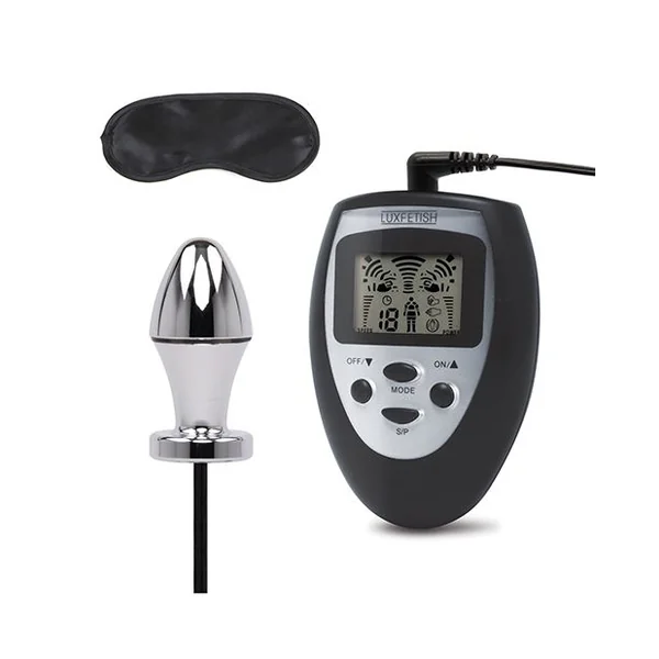 Lux Fetish Electro Sex Shock Butt Plug With Remote