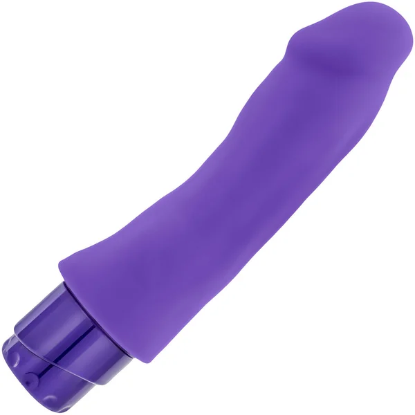 Luxe Marco Silicone Vibrating Dildo by Blush Novelties - Purple