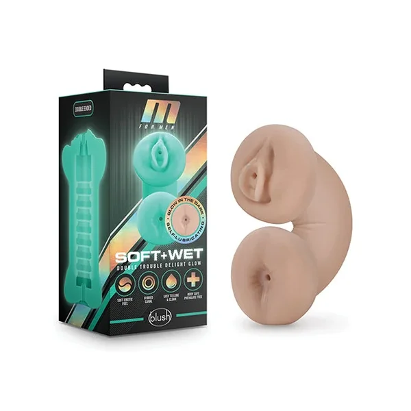 M For Men Soft And Wet Double Stroker – Ivory
