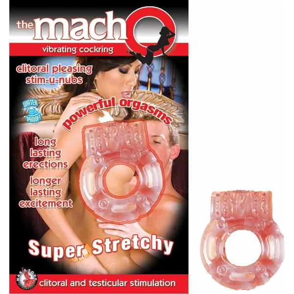 MACHO VIBRATING COCKRING FLESH