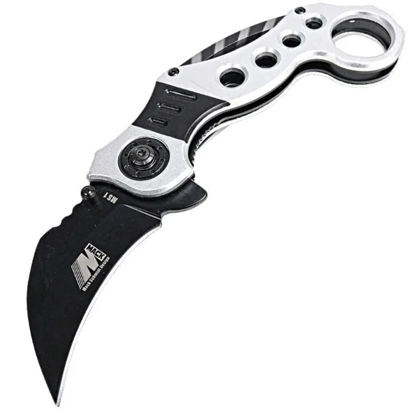 MACK 7″ Karambit Style Spring Assisted Folding Knife 3CR13 Stain