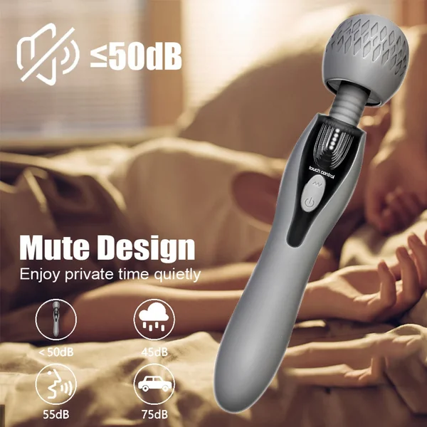 Magic Wand Vibrator - Double End G Spot Clitoral Stimulator Female Sex Toys