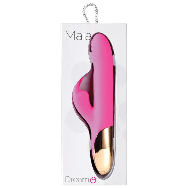 Maia Dream Rechargeable 10/4 Function Rabbit Vibrator - Pink 9"