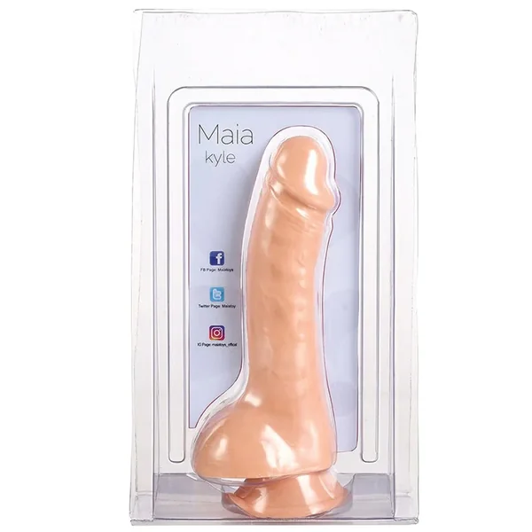 Maia Kyle Realistic Silicone Dong-Flesh 8″