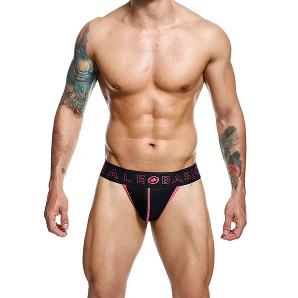 Male Basics Neon Thong Coral Sm