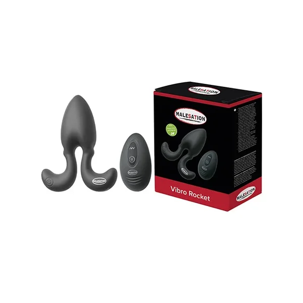 Malesation Vibro Rocket Anal Plug – Black