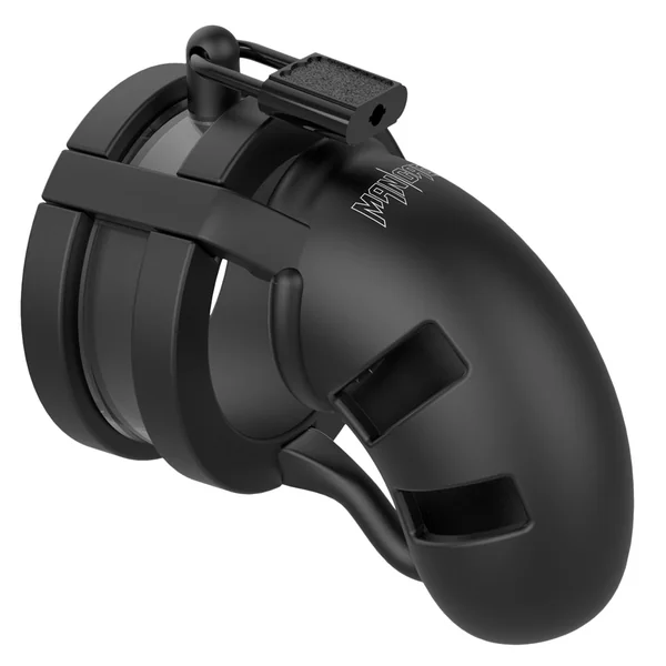 ManCage 3.5" Cock Cage With Silicone Ball Splitter - Model 18