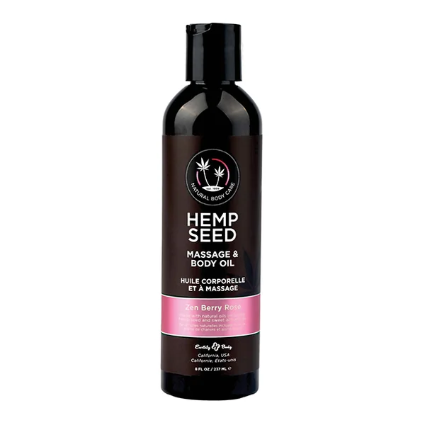 MASSAGE & BODY OIL ZEN BERRY ROSE 8 OZ
