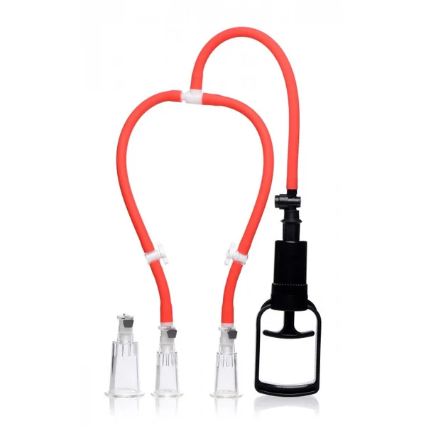 MASTER SERIES 3-WAY SUCK HER NIPPLE & CLIT PUMP SYSTEM