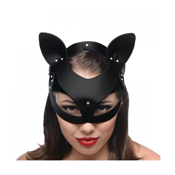 MASTER SERIES BAD KITTEN LEATHER CAT MASK