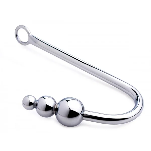 MASTER SERIES BEADED ANAL HOOK