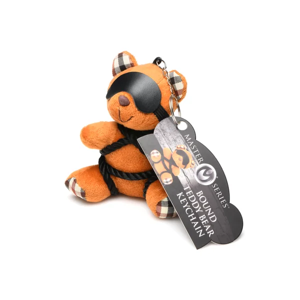 MASTER SERIES BOUND TEDDY BEAR KEYCHAIN