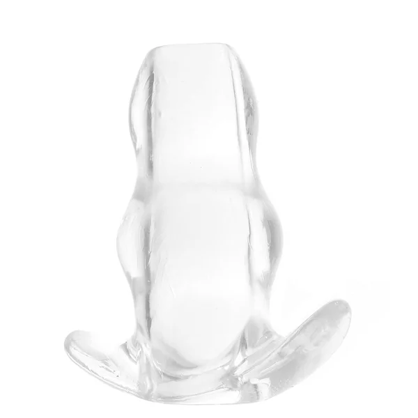 Master Series Clear View Hollow Anal Plug in S