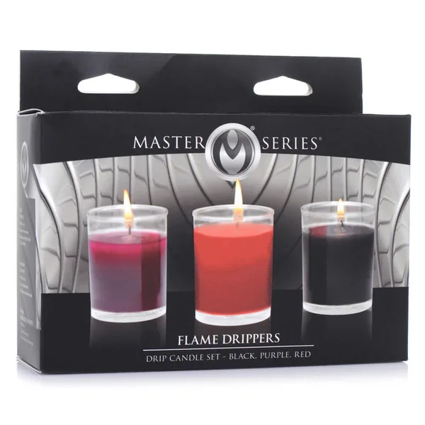 Master Series Flame Drippers Candle Set Designed for Wax Play