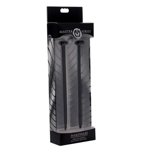 Master Series Hardware Nail and Screw Silicone Urethral Sounds