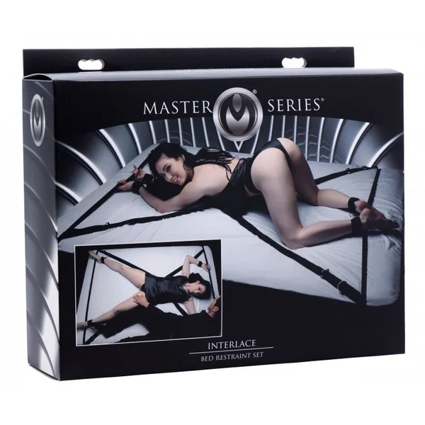 Master Series Interlace Over & Under Bed Bondage Restraint Set by XR