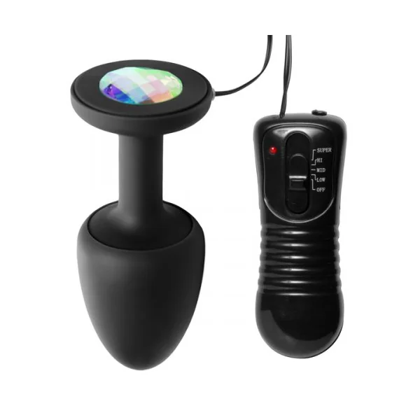 MASTER SERIES PARAGON GEM ACCENTED ANAL PLUG