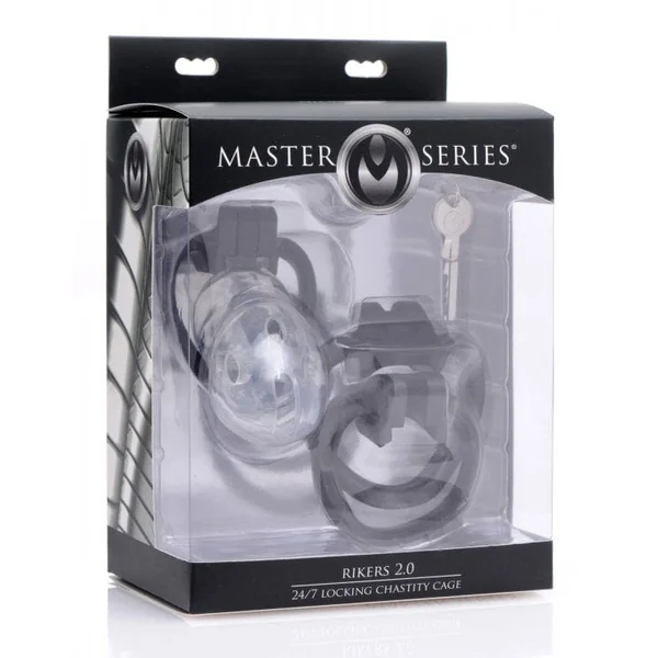 Master Series Rikers 2.0 Locking Chastity Cage