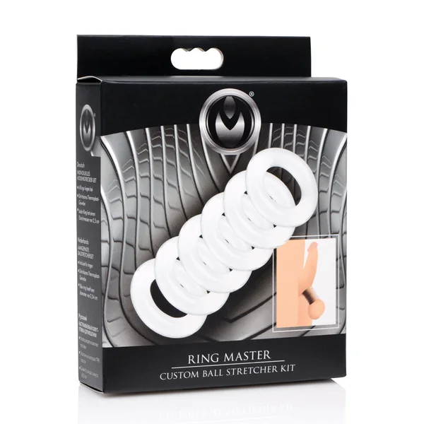 Master Series Ring Master Custom Ball Stretcher Kit - Clear, Set of 6