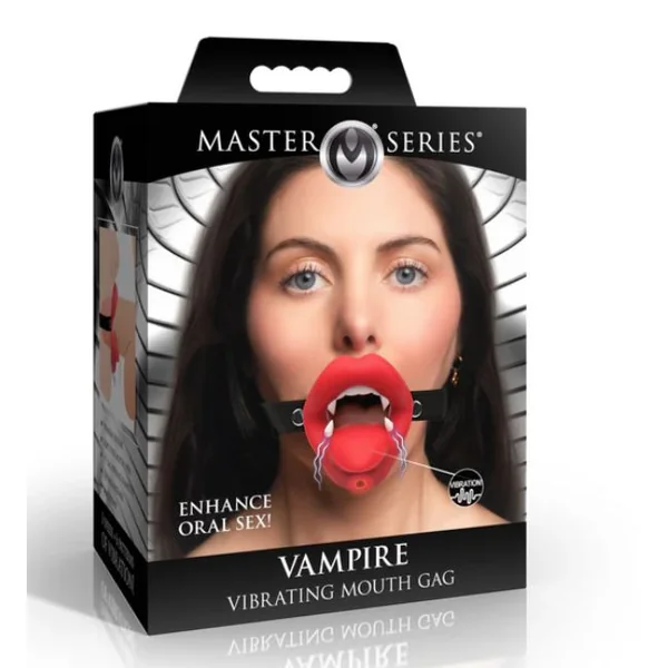 MASTER SERIES VAMPIRE MOUTH GAG VIBRATING