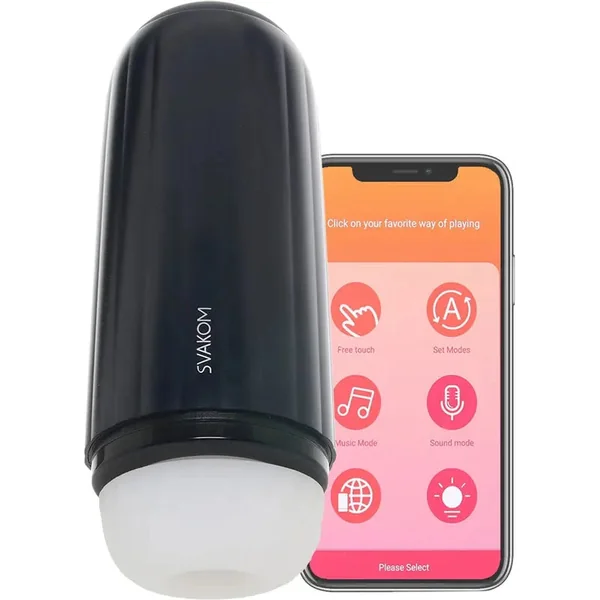 Masturbator with suction - Svakom - Sam Neo 2