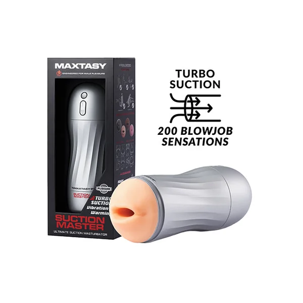 Maxtasy Suction Master Realistic Stroker - Nude