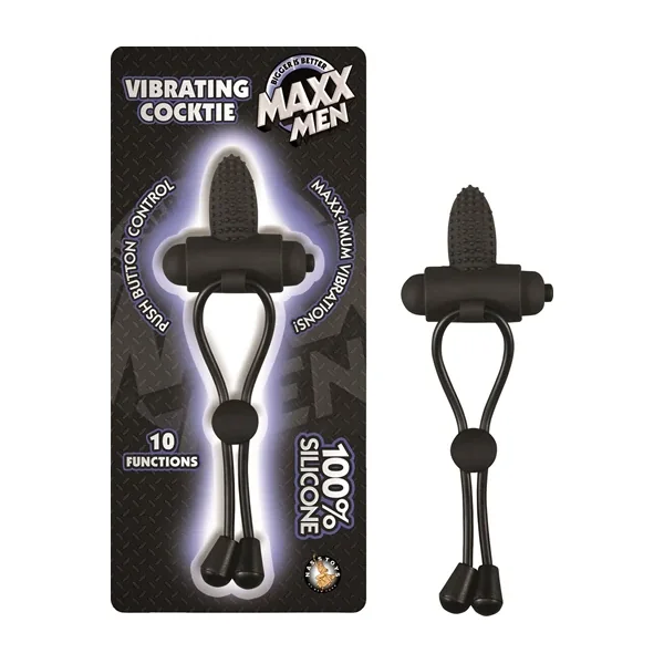 Maxx Men Vibrating Cocktie-Black