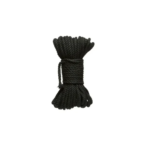 Merci Bind & Tie 6 mm Hemp Bondage Rope, 50 ft., Black
