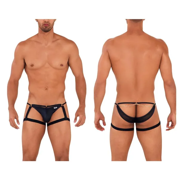 Mesh & Chain Garter Jock