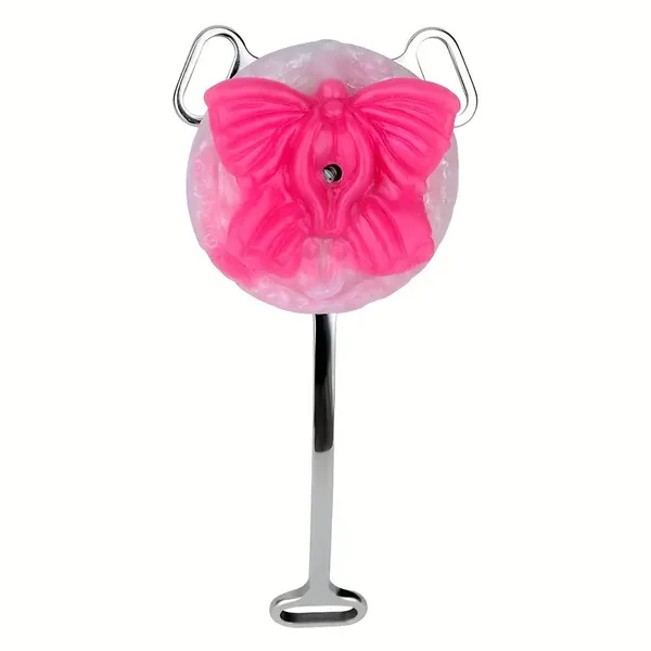 Metal Flat BDSM Butterfly Vaginal Chastity Cage Device Belt For Female Adults