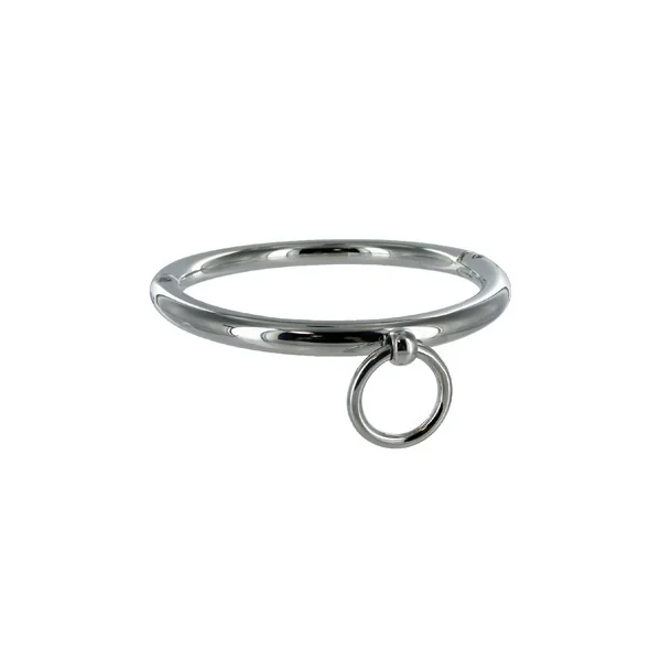METAL HARD - BDSM NECKLACE WITH RING 18CM