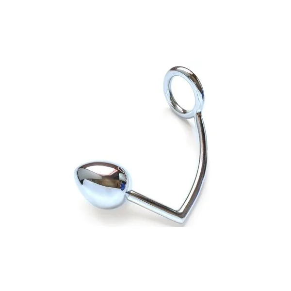 METAL HARD - RING WITH ANAL HOOK 45MM