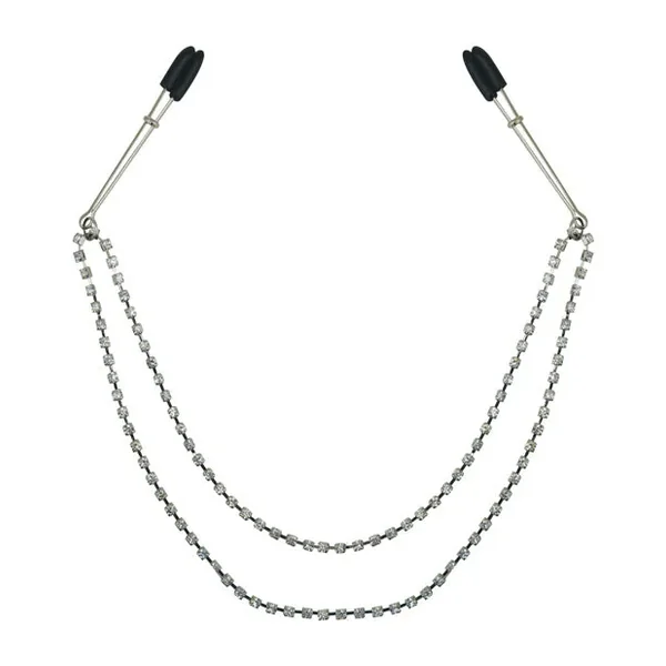 Midnight by Sportsheets Bling Nipple Clips