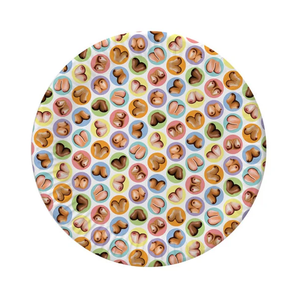 Mini-boob Plates - Pack Of 8