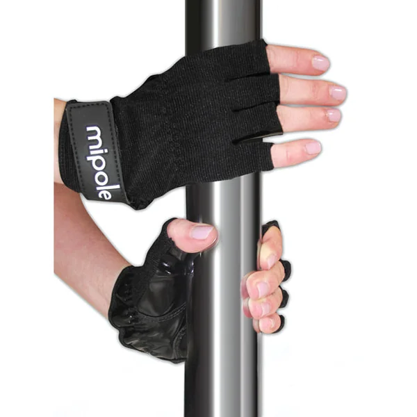 Mipole Dance Pole Gloves (pair) Medium - Black