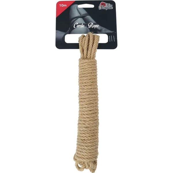 Miss Morgane - Natural Hemp Bondage Rope - 10 m