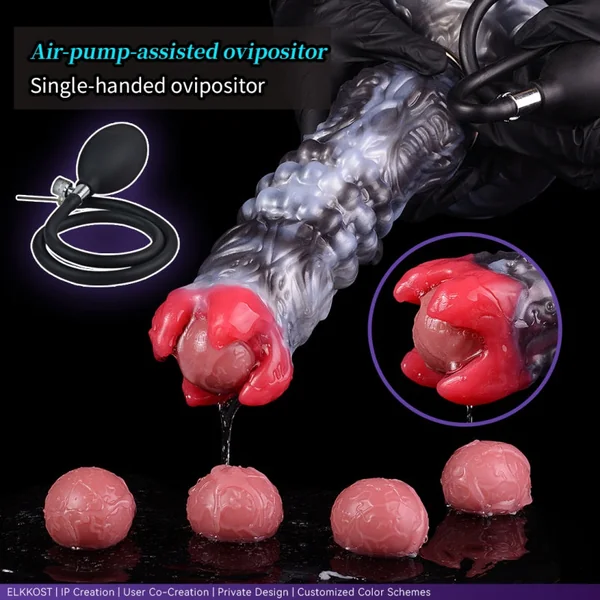 Monster Bud Ovipositor Dildo - Vaginal Anal Expansion Women Masturbating Silicone Toy