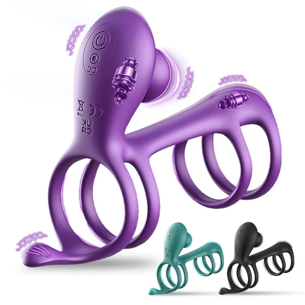 Morgana Silicone Vibrating Penis Rings