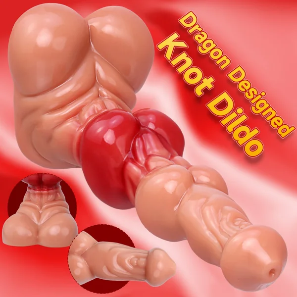 Mr. Muscle Monster Knot Dildo - Fantasy Silicone Vaginal Knotting Sex Toys for Women