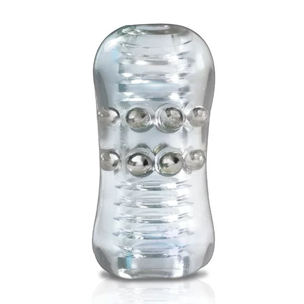 MSTR B8 Head Banger Beaded Clear-View Stroker