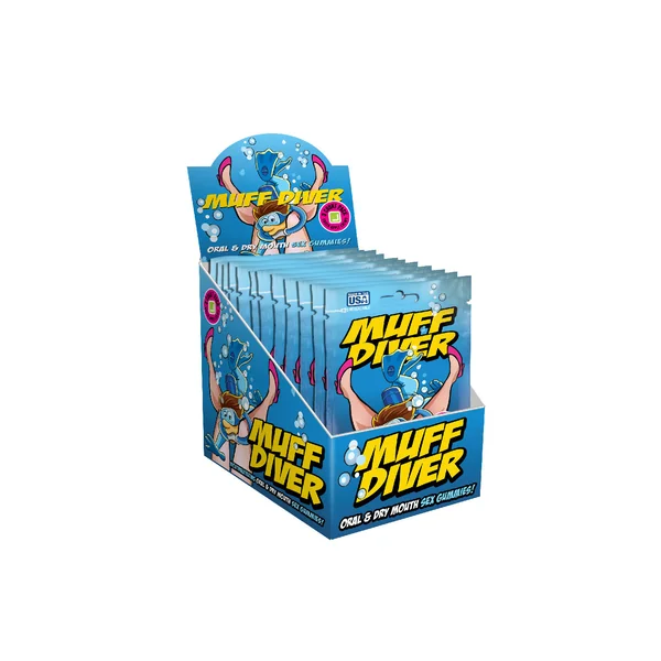 Muff Diver Mouth Watering Oral Sex Gummies - 20 Ct Display