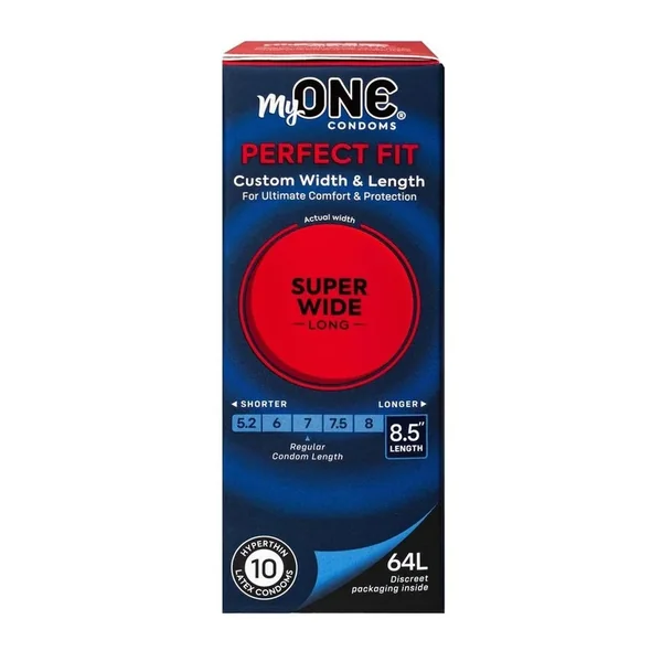 My ONE Super Wide And Long Condoms 10 Pack