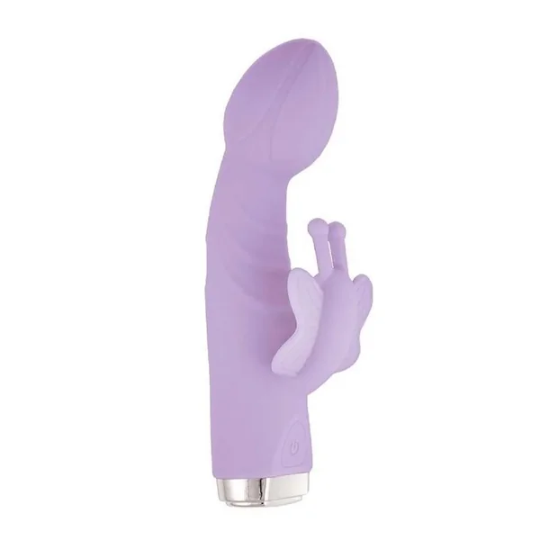 My Secret Butterfly Rechargeable Silicone Rabbit Vibrator – Purple