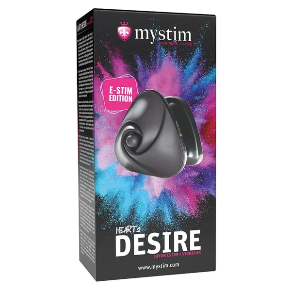 Mystim Heart’s Desire Estim Layon Vibrator-Rose