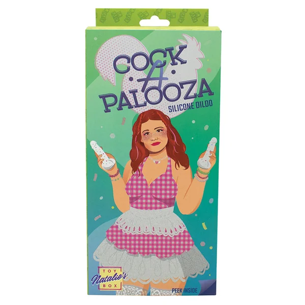 Natalie's Toy Box Cock-A-Palooza Confetti Silicone Suction Dildo