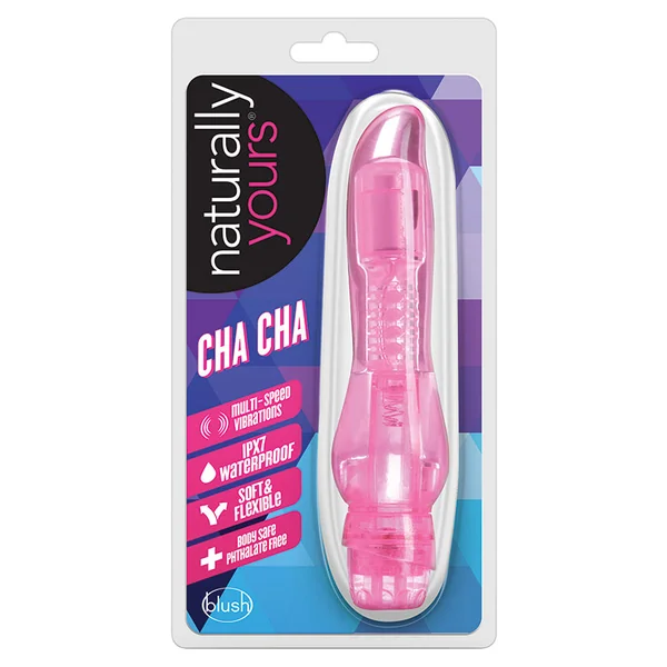 Naturally Yours Cha Cha Pink 6.75-Inch Vibrator