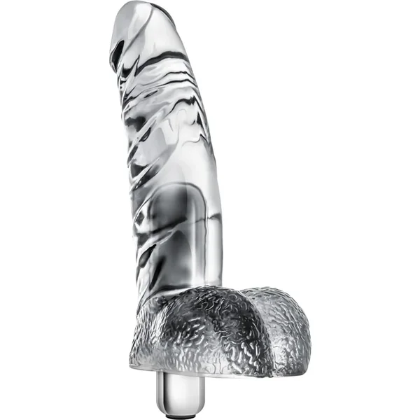 Naturally Yours Vibrating Ding Dong Dildo 6.5in – Clear
