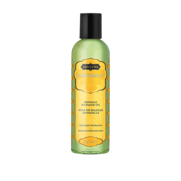 NATURALS MASSAGE OIL COCONUT PINEAPPLE 2oz