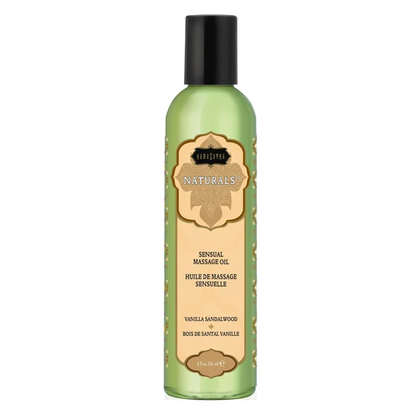 Naturals Massage Oil - Vanilla Sandalwood 8 Fl. Oz.