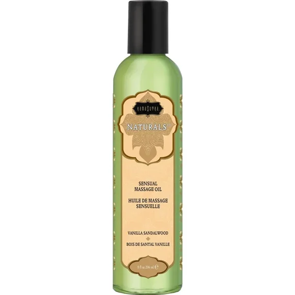 Naturals Sensual Massage Oil Vanilla Sandalwood 8 Ounce
